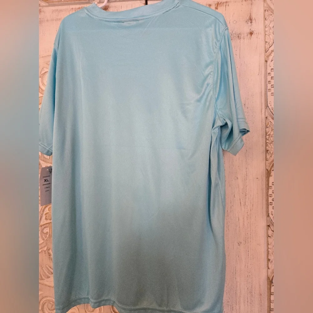 Adidas Men's Light Blue Graphic Tee Xl NWT